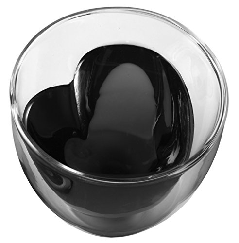 Feelino | 2x 250ml „doppelwandiges“ Teeglas mit Herzform innen - 5