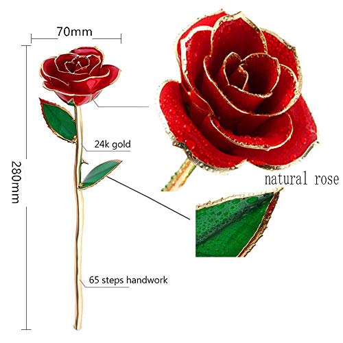 Gomyhom | 24k vergoldete Rose – Handgefertigt - 3