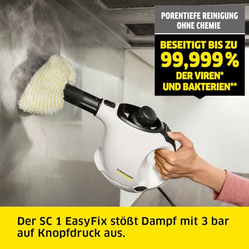 Kärcher SC1 EasyFix Test | Taugt die kleine Dampfente? - 2